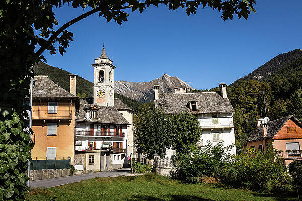 Mountain Photograph - Italian Alpine Village #1 by Craig A Walker