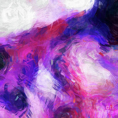 Anxious Painting - 1 John 4 18. Perfect Love. Contemporary Christian Art by Mark Lawrence