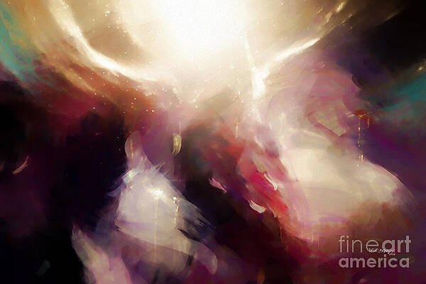 Radiant Abstract Light Burst Wall Art