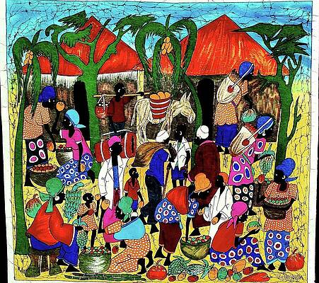 Fruit Wall Art featuring the painting K-7 by Batik