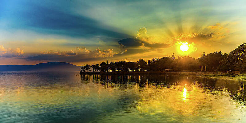 Mexico Wall Art featuring the photograph Lake Chapala Ajijic Mexico #1 by Tommy Farnsworth