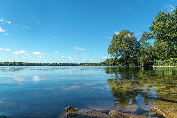 Outdoors Photograph - Lake On A Mountain In Prince Edward County, Ontario 2 by John Twynam