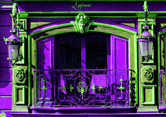 Photograph - Laperouse Balcony - Purple by Ron Berezuk