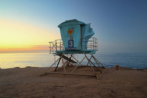 Lifeguard Tower at Sunrise by Matthew DeGrushe