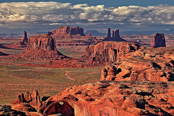 Majestic Monument Valley Landscape by Bob Falcone