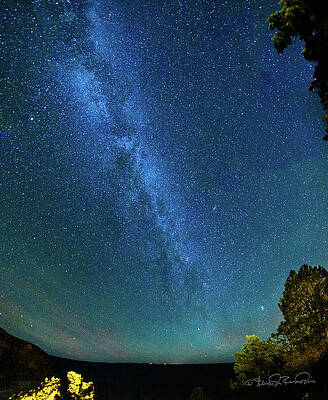 Nature Photograph - Milky Way From The Grand Canyon by Steven Dos Remedios