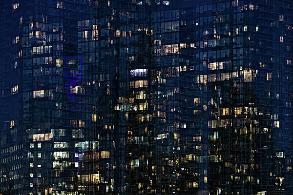 Abstract Wall Art featuring the photograph Mirage - An Ode To Urban Life. #1 by Shankar Adiseshan