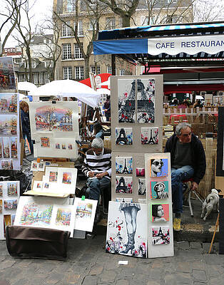 Paris Photograph - Montmartre by Ron Berezuk