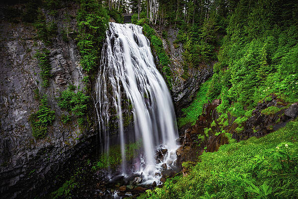 United States Wall Art featuring the photograph Narada Falls, Washington State #1 by Abbie Warnock