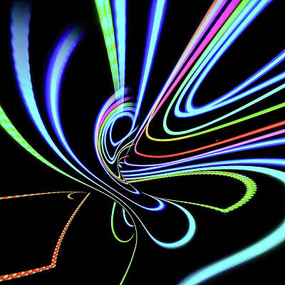 Vibrant Wall Art featuring the photograph Neon Lights #1 by Oceanic SkyView