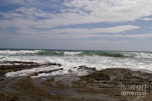 Wave Photograph - Newport Beach Coast #2 by Murray Croft