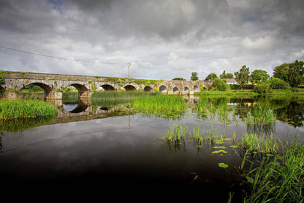 Reflection Wall Art featuring the photograph O'Briens Bridge #1 by Mark Callanan