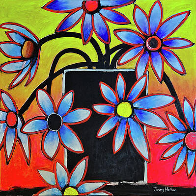 Red Painting - Only For You #1 by Jeremy Holton