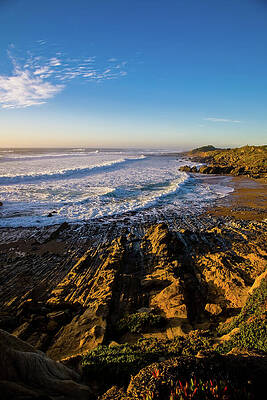 California Wall Art featuring the photograph Pacific Coast Highway Santa Cruz California #1 by Tommy Farnsworth