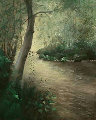 Painting - Path To Tranquility by Juliette Becker