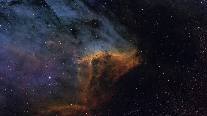 Nebula in Deep Space Photograph