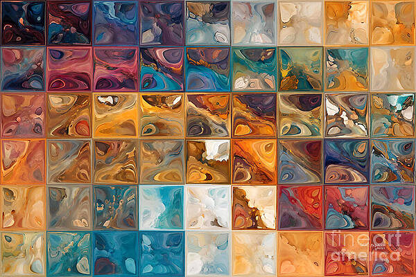 Wall Art featuring the painting 1 Peter 2 9. God's Special Possession. Contemporary Christian Art by Mark Lawrence