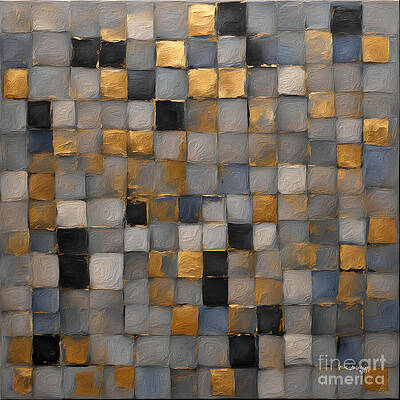 Wall Art featuring the painting 1 Peter 4 13. Gods Pathway Of Brokenness. Abstract Christian Wall Art by Mark Lawrence