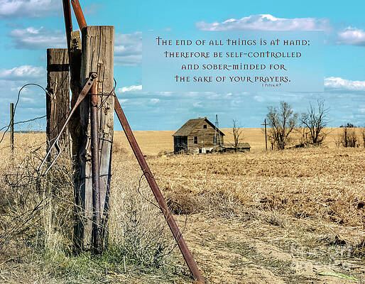 Summer Photograph - 1 Peter 4 by Macro Abundance