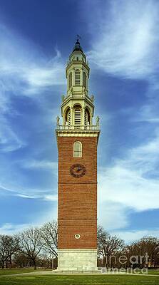 Wall Art featuring the photograph Phillips Academy Bell Tower, Andover Massachusetts #1 by Eric Killorin