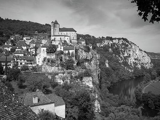Historic Hilltop Village Wall Art