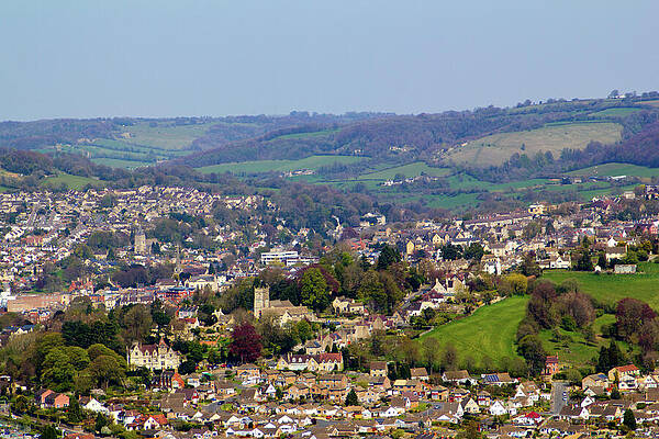 Countryside Townscape in Spring Photograph
