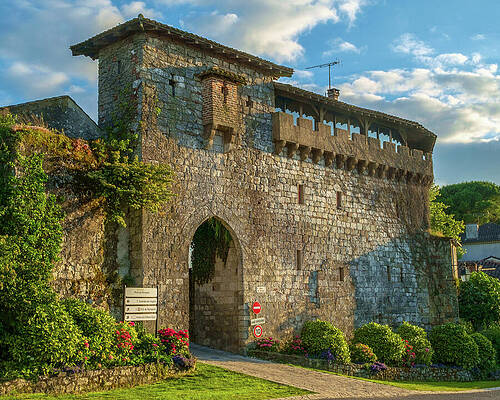 Colour Photograph - Picturesque Porte De Ferracap Gate To The Medieval Town Of Penne #1 by Seeables Visual Arts