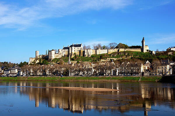 Château Overlooking the River Photograph