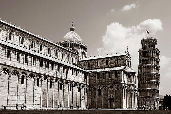 Sky Wall Art featuring the photograph Pisa Tower, Italy #1 by Severija Kirilovaite