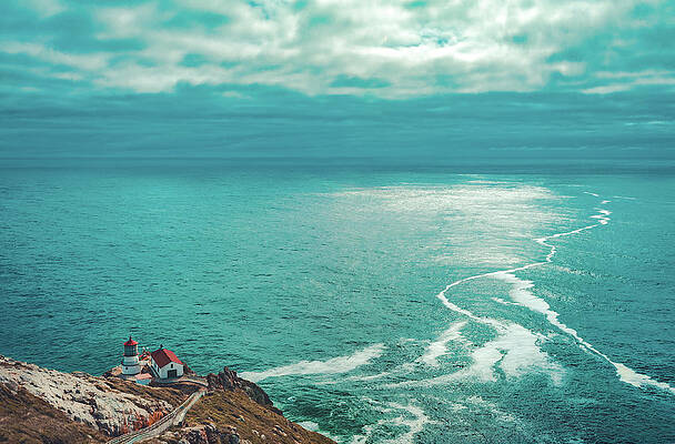 California Photograph - Point Reyes Lighthouse, California #1 by Abbie Warnock