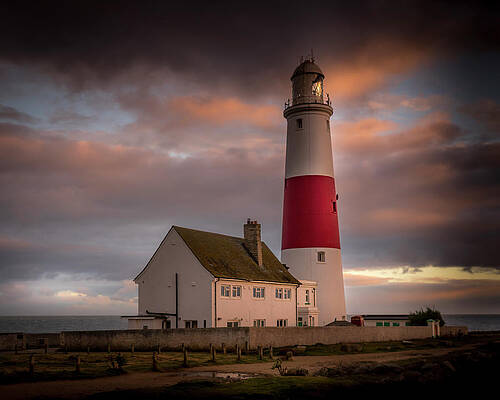 Landscape Photograph - Portland Bill Lighthouse #1 by Chris Boulton