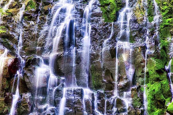 Serene Photograph - Ramona Falls In Oregon Close Up  #1 by Bruce Block