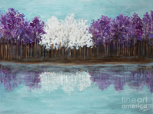 Landscape Painting - Reflections by Tammy Terres - Dezigner Reflexions