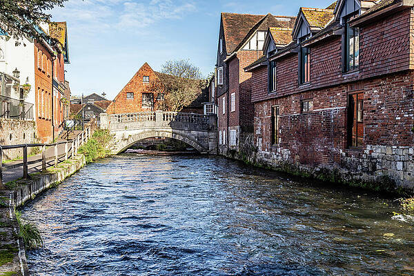 Wall Art featuring the photograph River Itchen  #1 by Shirley Mitchell