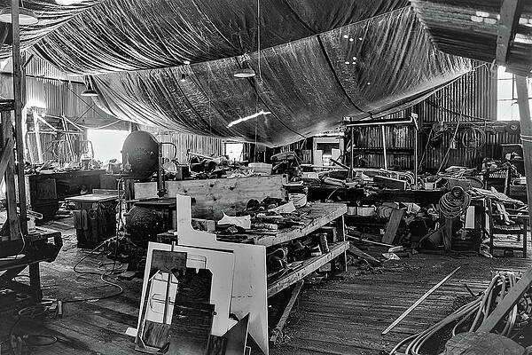 Photograph - Run Down Shop3 #1 by John Linnemeyer
