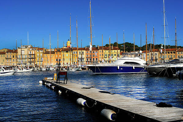 Saint-tropez,France,marina,yachts,turquoise lagoon by Severija Kirilovaite