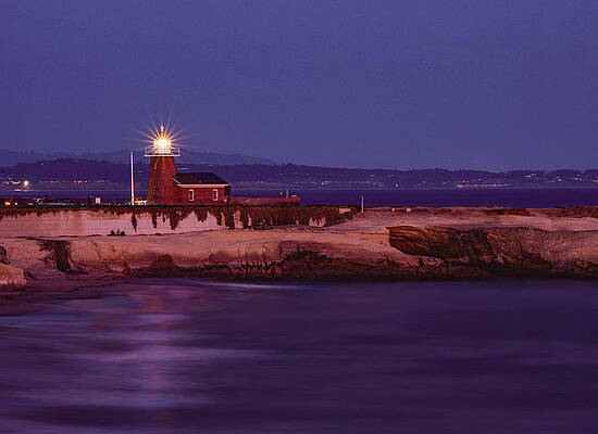 Reflection Wall Art featuring the photograph Santa Cruz Lighthouse #2 by Matt Halvorson