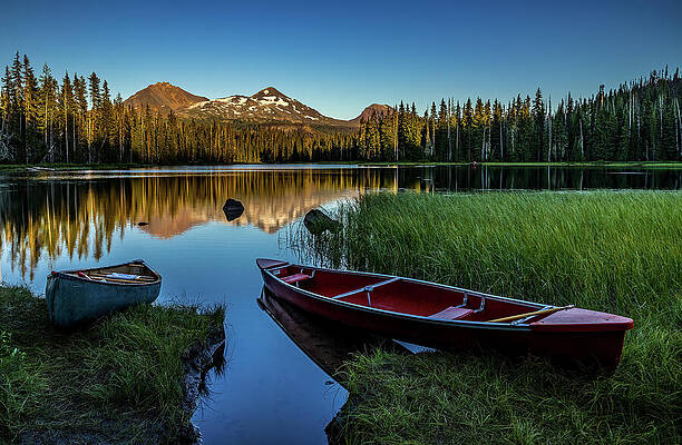 Mountain Wall Art featuring the photograph Scott Lake Serenity #1 by Tim Lyden