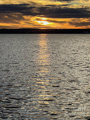 Serene Wall Art featuring the photograph September Sunrise #1 by William Norton