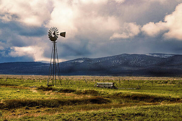 Rustic Wall Art featuring the photograph Spring Windmill #2 by Mike Lee