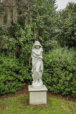 Wall Art featuring the photograph Statue Of Winter #1 by Cindy Robinson