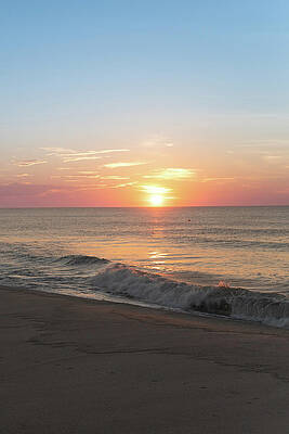 Summer Wall Art featuring the photograph Sunrise Reflections Over The Ocean #1 by Matthew DeGrushe