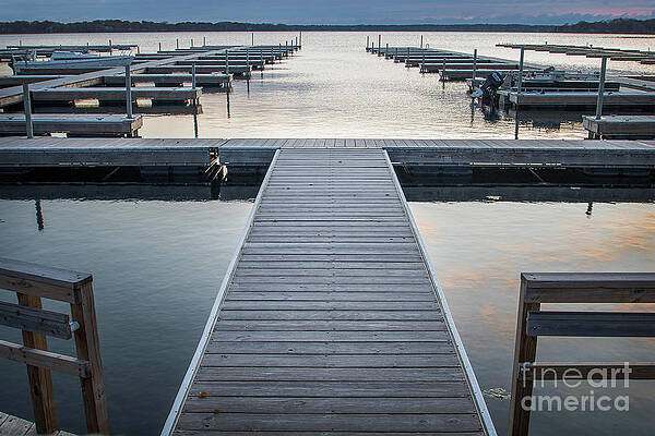 Sky Wall Art featuring the photograph Tally's Dock by Mark Triplett