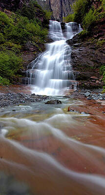 Wall Art featuring the photograph Telluride Falls by Bob Falcone
