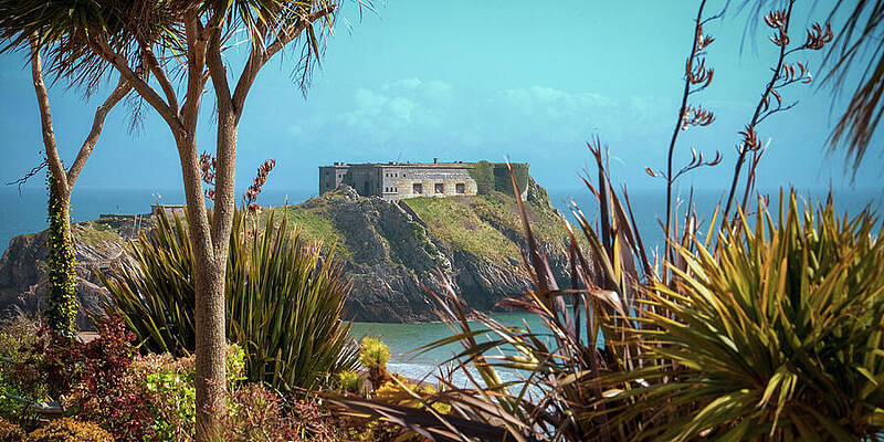 Coastal Fortress on Rocky Island Photograph