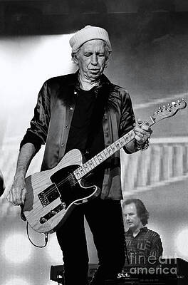 Keith Richards Wall Art featuring the photograph The Human Riff #1 by La Dolce Vita