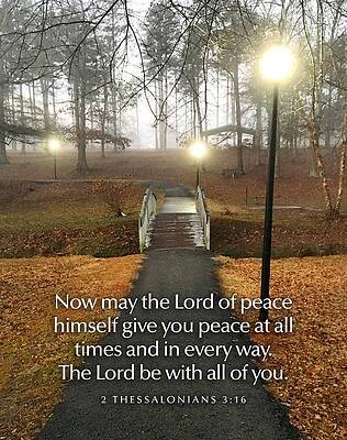 God Photograph - The Lord Of Peace #1 by Greg Lane