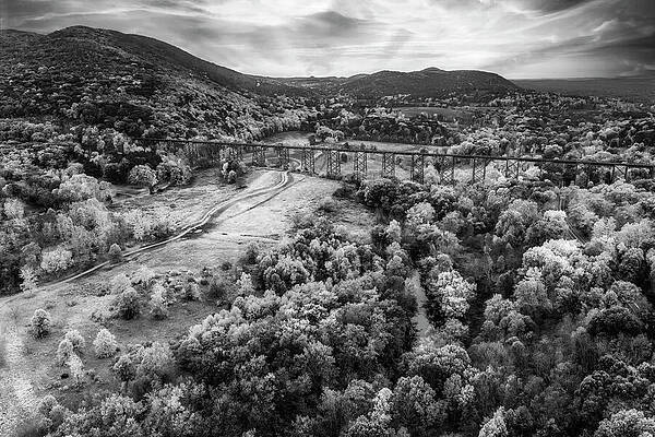 The Moodna Viaduct Bw #1 Print
