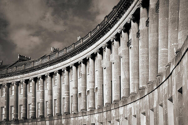Summer Photograph - The Royal Crescent, Bath #1 by Seeables Visual Arts