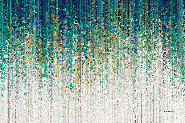 White Wall Art featuring the painting 1 Timothy 1 14. Abundant Grace. Bible Verse Christian Inspiration Scripture Wall Art by Mark Lawrence